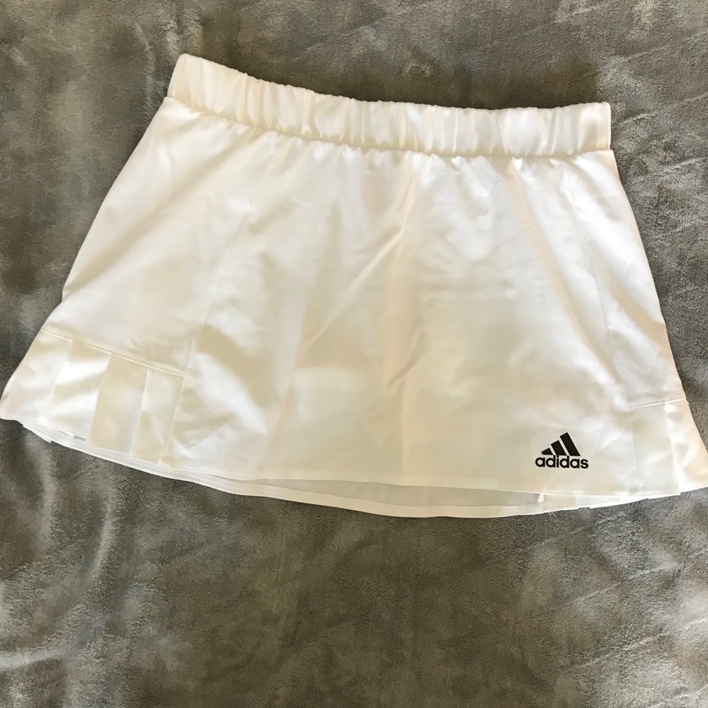 Adidas White Tennis Skirt / Skort Size Small